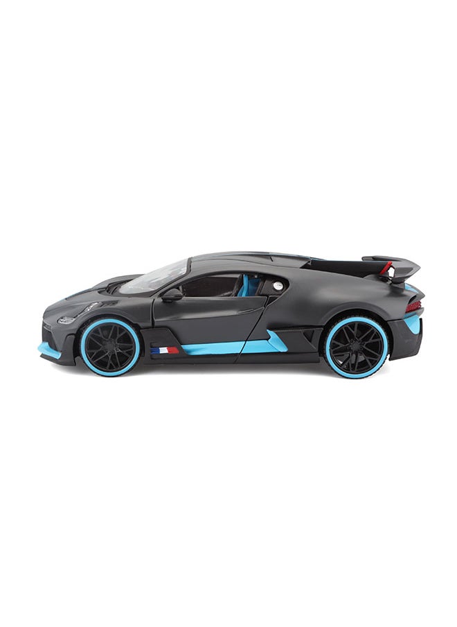 1:24 Sp (B) - Bugatti Divo - Dull Grey Officially Licensed Scaled Replicas of Collectible Diecast Metal Models with Exquisite Interior & Exterior Detailing for All Ages