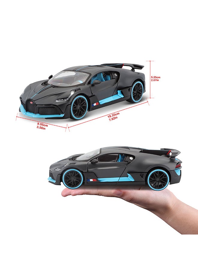 1:24 Sp (B) - Bugatti Divo - Dull Grey Officially Licensed Scaled Replicas of Collectible Diecast Metal Models with Exquisite Interior & Exterior Detailing for All Ages