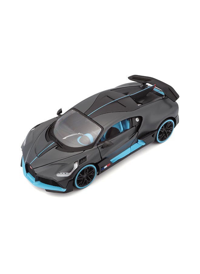 1:24 Sp (B) - Bugatti Divo - Dull Grey Officially Licensed Scaled Replicas of Collectible Diecast Metal Models with Exquisite Interior & Exterior Detailing for All Ages