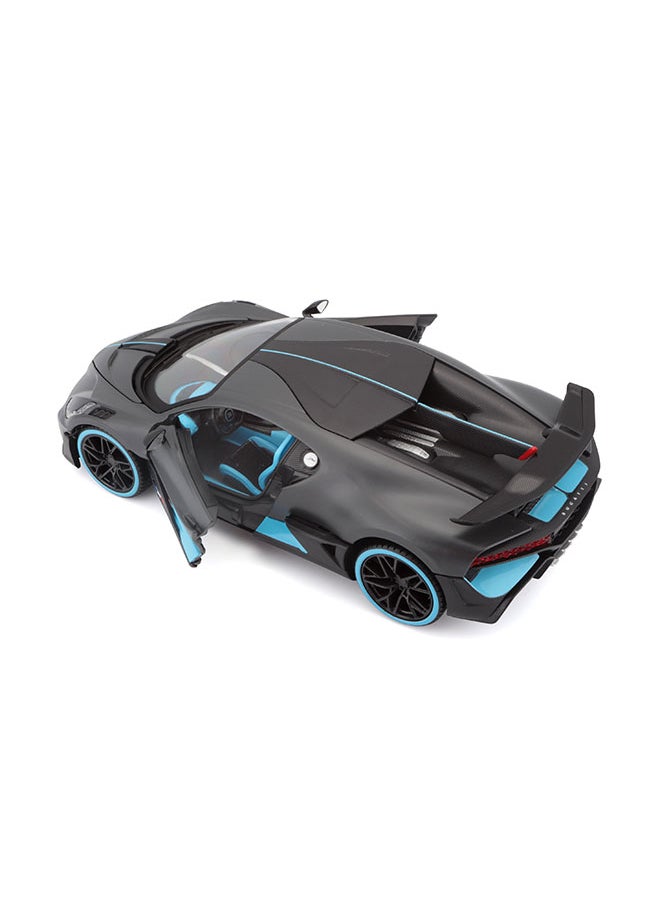 1:24 Sp (B) - Bugatti Divo - Dull Grey Officially Licensed Scaled Replicas of Collectible Diecast Metal Models with Exquisite Interior & Exterior Detailing for All Ages