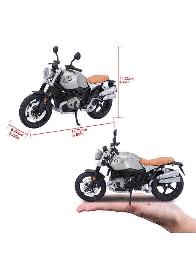 1:12 Motorcycles - Bmw R Ninet Scrambler Officially Licensed Scaled Replicas of Collectible Diecast Metal Models with Exquisite Interior & Exterior Detailing for All Ages