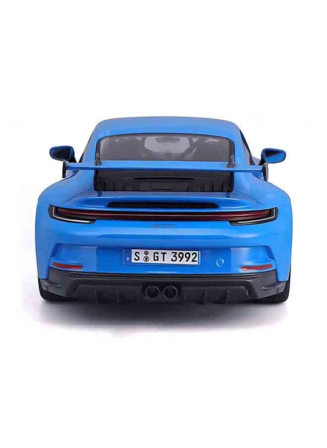 1:18 Pe 2022 Porsche 911 Gt3 Blue 
 Officially Licensed Scaled Replicas of Collectible Diecast Metal Models with Exquisite Interior & Exterior Detailing for All Ages