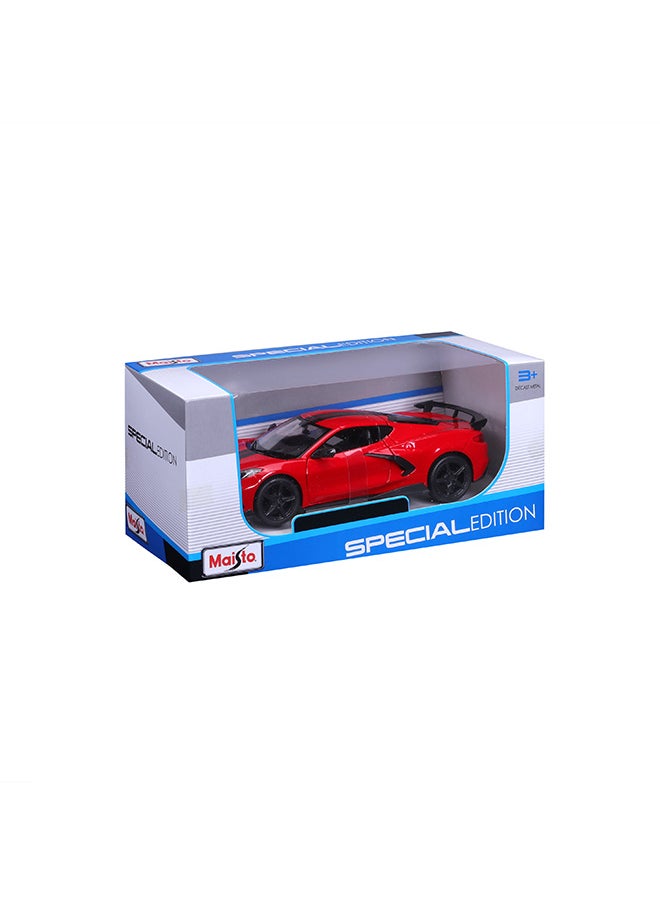 1:24 2020 Chevrolet Corvette Stingray Coupe Red Officially Licensed Scaled Replicas of Collectible Diecast Metal Models with Exquisite Interior & Exterior Detailing for All Ages