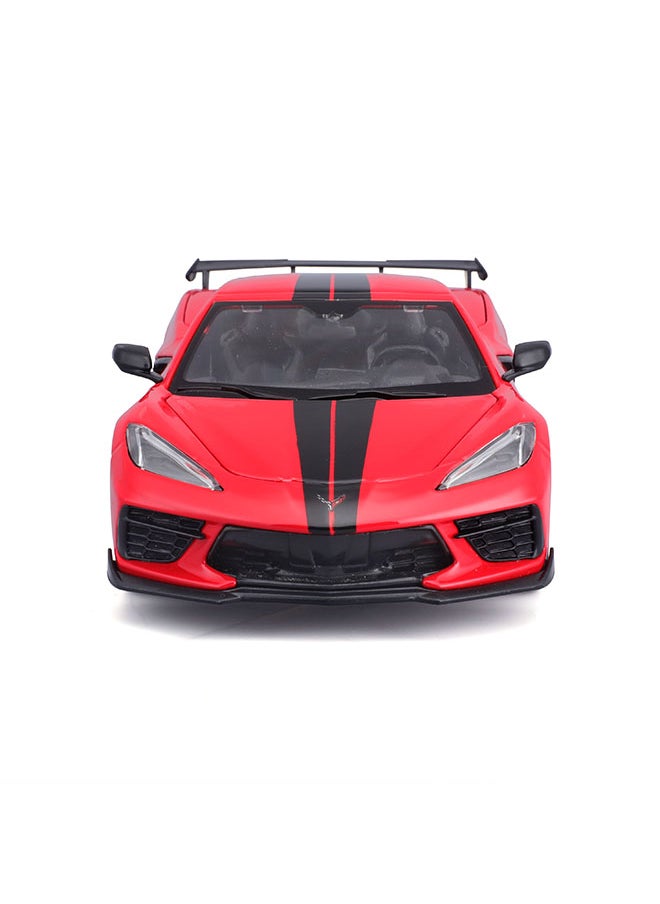 1:24 2020 Chevrolet Corvette Stingray Coupe Red Officially Licensed Scaled Replicas of Collectible Diecast Metal Models with Exquisite Interior & Exterior Detailing for All Ages