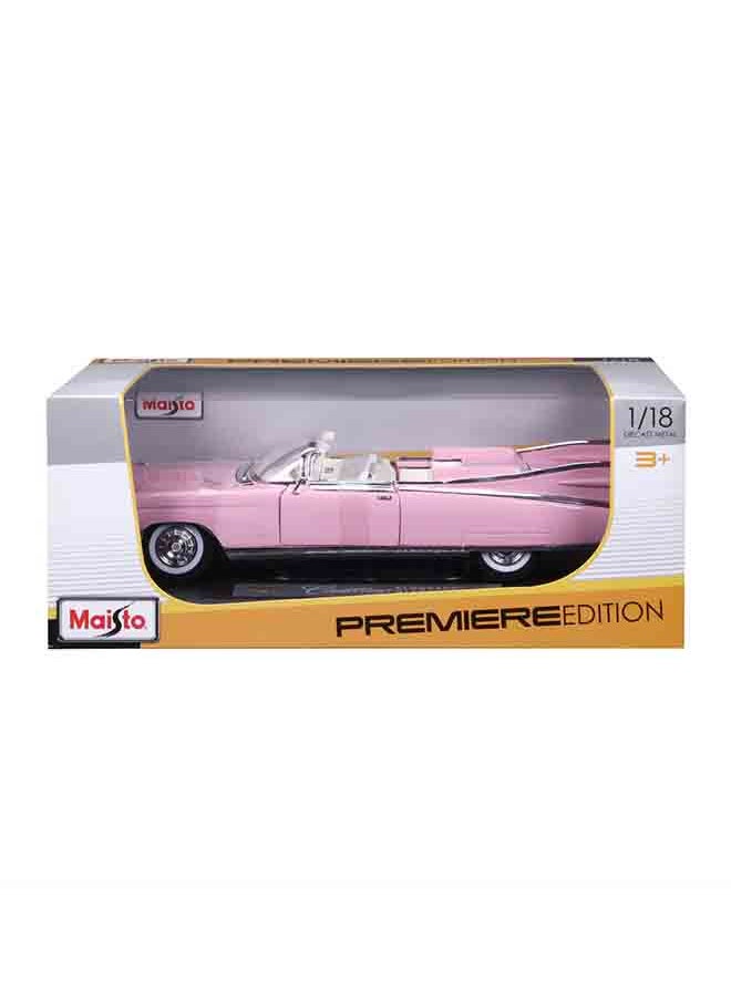 1:18 Pe (A)-1959 Cadillac® Eldorado™ Biarritz Pink Officially Licensed Scaled Replicas of Collectible Diecast Metal Models with Exquisite Interior & Exterior Detailing for All Ages