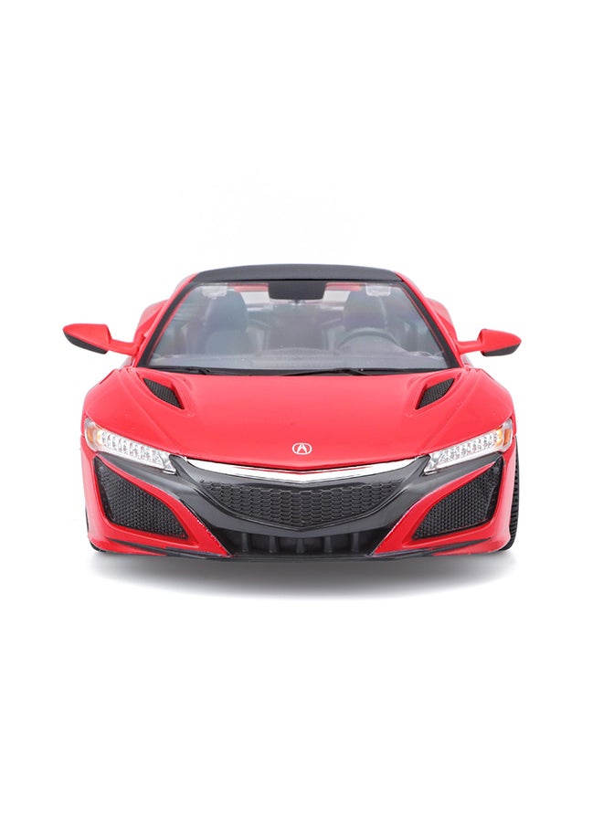 1:24 2018 Acura Nsx Red Officially Licensed Scaled Replicas of Collectible Diecast Metal Models with Exquisite Interior & Exterior Detailing for All Ages