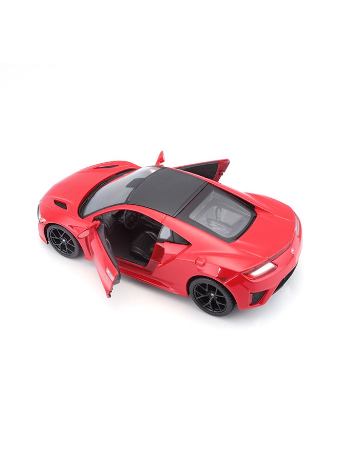 1:24 2018 Acura Nsx Red Officially Licensed Scaled Replicas of Collectible Diecast Metal Models with Exquisite Interior & Exterior Detailing for All Ages