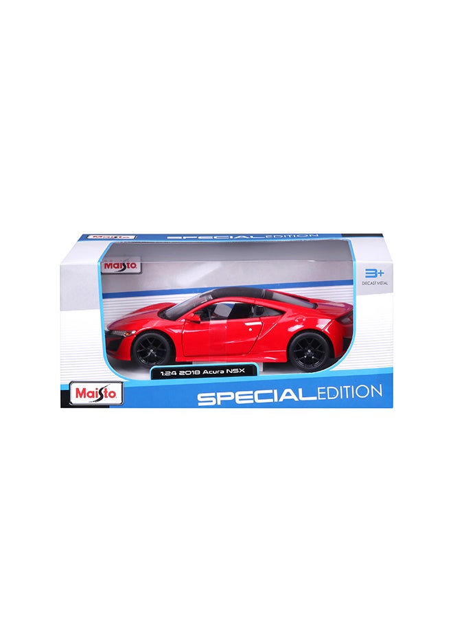 1:24 2018 Acura Nsx Red Officially Licensed Scaled Replicas of Collectible Diecast Metal Models with Exquisite Interior & Exterior Detailing for All Ages