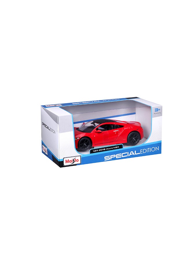 1:24 2018 Acura Nsx Red Officially Licensed Scaled Replicas of Collectible Diecast Metal Models with Exquisite Interior & Exterior Detailing for All Ages