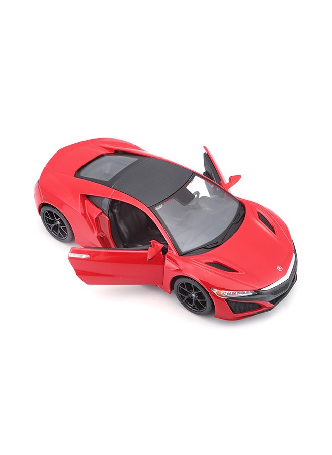 1:24 2018 Acura Nsx Red Officially Licensed Scaled Replicas of Collectible Diecast Metal Models with Exquisite Interior & Exterior Detailing for All Ages