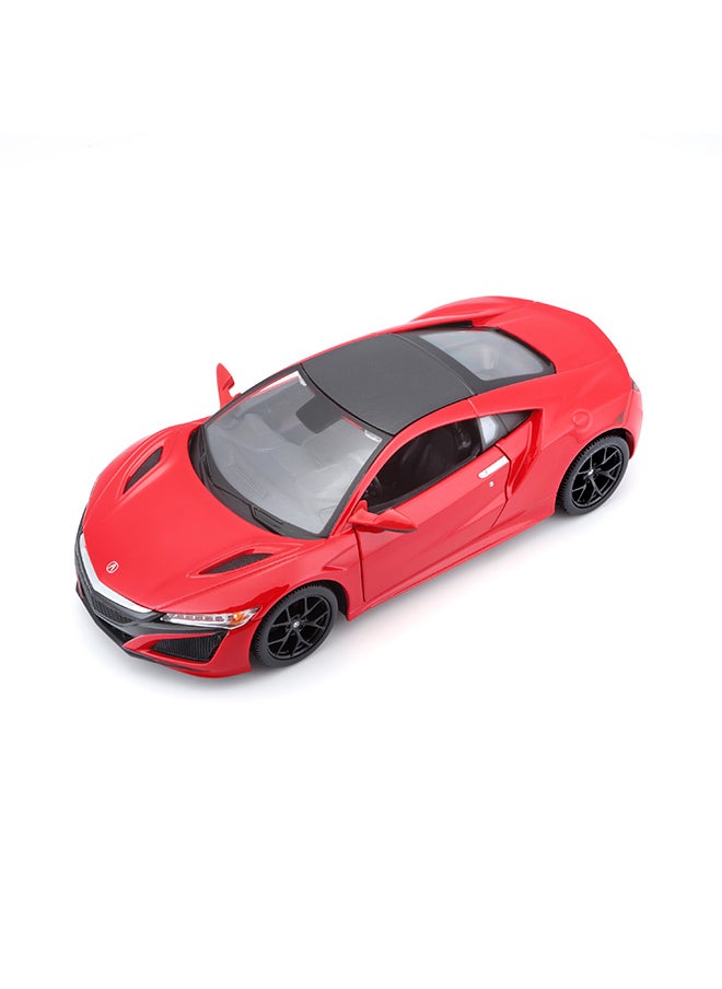 1:24 2018 Acura Nsx Red Officially Licensed Scaled Replicas of Collectible Diecast Metal Models with Exquisite Interior & Exterior Detailing for All Ages