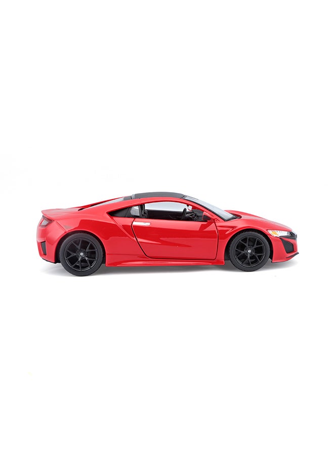 1:24 2018 Acura Nsx Red Officially Licensed Scaled Replicas of Collectible Diecast Metal Models with Exquisite Interior & Exterior Detailing for All Ages