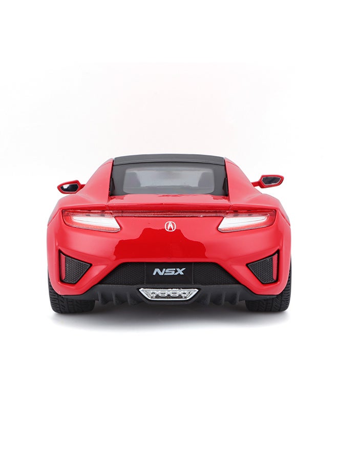 1:24 2018 Acura Nsx Red Officially Licensed Scaled Replicas of Collectible Diecast Metal Models with Exquisite Interior & Exterior Detailing for All Ages