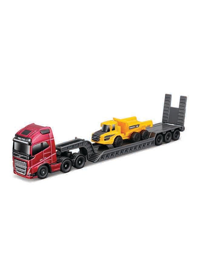 3 inch Mini Work Machines Big Hauler Set (1pcs) Officially Licensed Scaled Replicas of Collectible Diecast Metal Models with Exquisite Interior & Exterior Detailing for All Ages