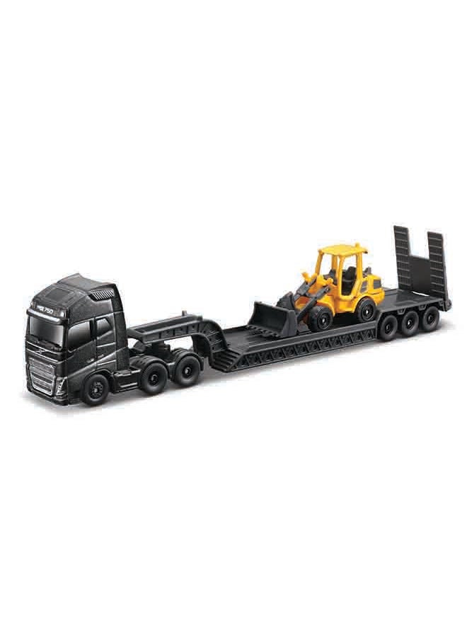 3 inch Mini Work Machines Big Hauler Set (1pcs) Officially Licensed Scaled Replicas of Collectible Diecast Metal Models with Exquisite Interior & Exterior Detailing for All Ages