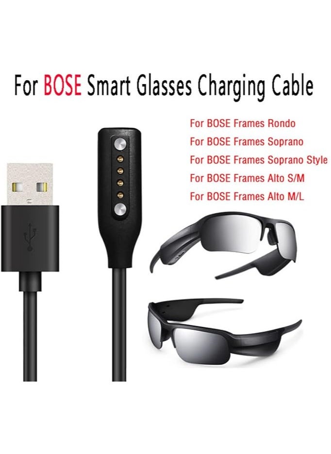 Suitable for BOSE Frames Rondo Alto Smart Glasses Charging Cable Cat Eye Audio Magnetic Charging Charger-80cm