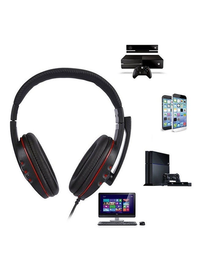 Universal Over-Ear Gaming Wired Headphones With Mic For PS4 /PS5/XOne/XSeries/NSwitch/PC