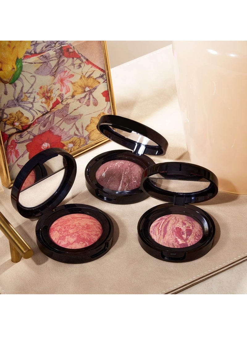 NEW YORK Baked Blush n Brighten Marbleized Blush Coral Cove Creamy Lightweight Natural Finish