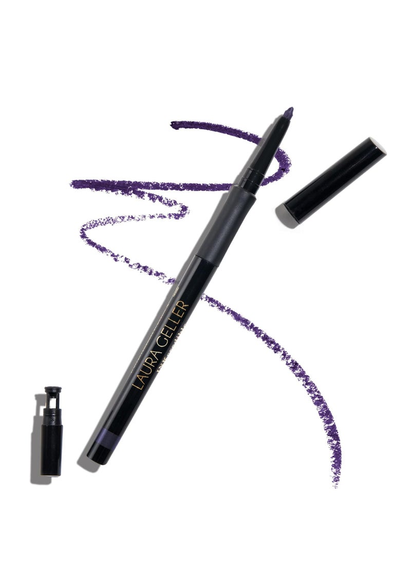 NEW YORK INK credible Gel Eyeliner Deep Purple Waterproof Smudge proof Eyeliner Pencil Built in Sharpener