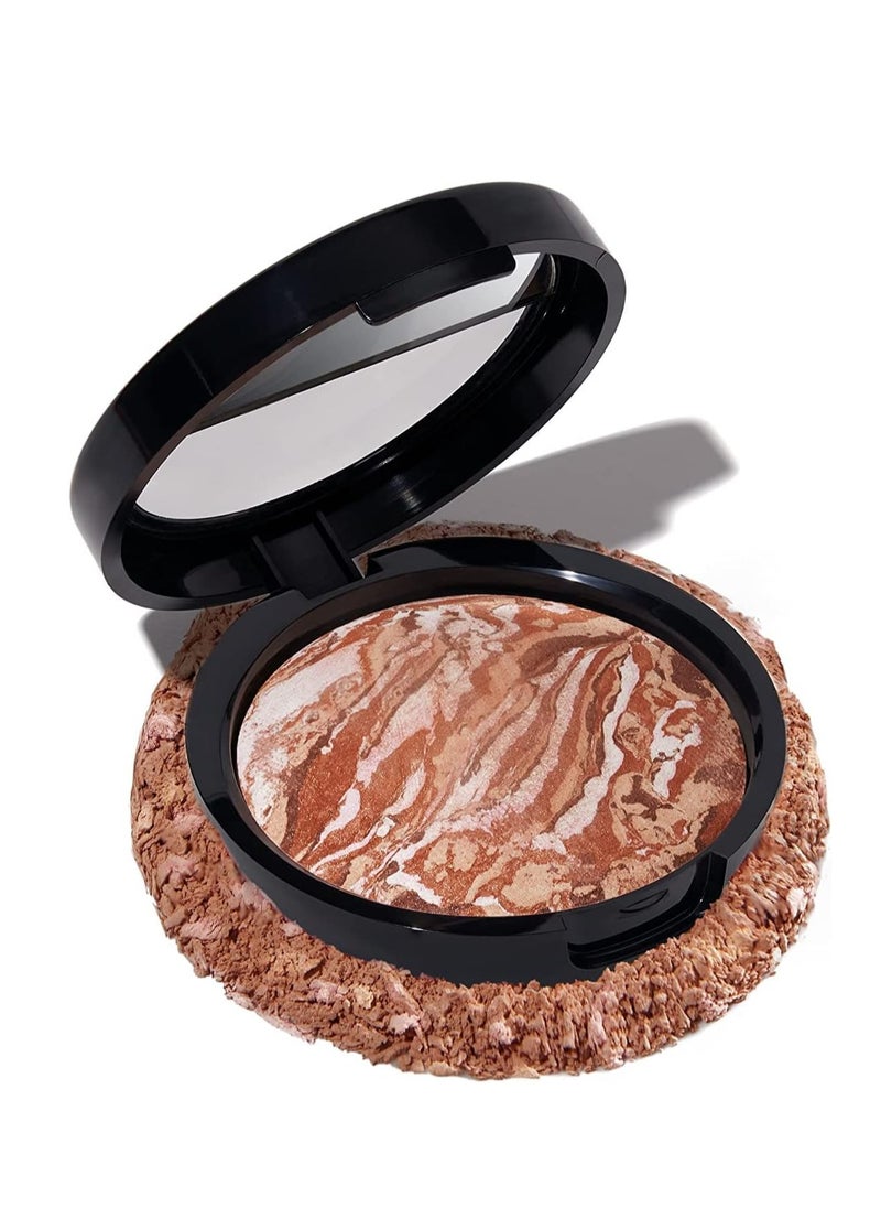 NEW YORK Baked Bronze N Brighten Bronzer Powder Medium Natural Bronze Glow