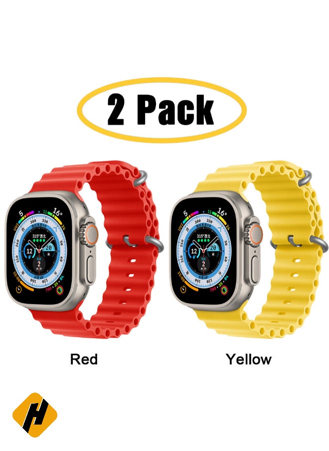 Apple Watch Band Strap For Apple Watch Ultra 2/Ultra 49mm, Series 10 46mm, 9/8/7 45mm, SE2/SE/6/5/4 44mm, 3/2/1 42mm