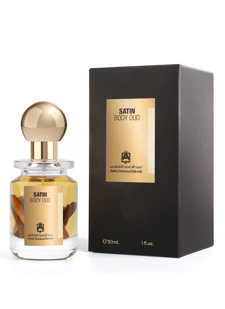 Abdul Samad Al Qurashi Body Oud Satin Eau de Parfum 100ml | Luxurious Fragrance for Men & Women