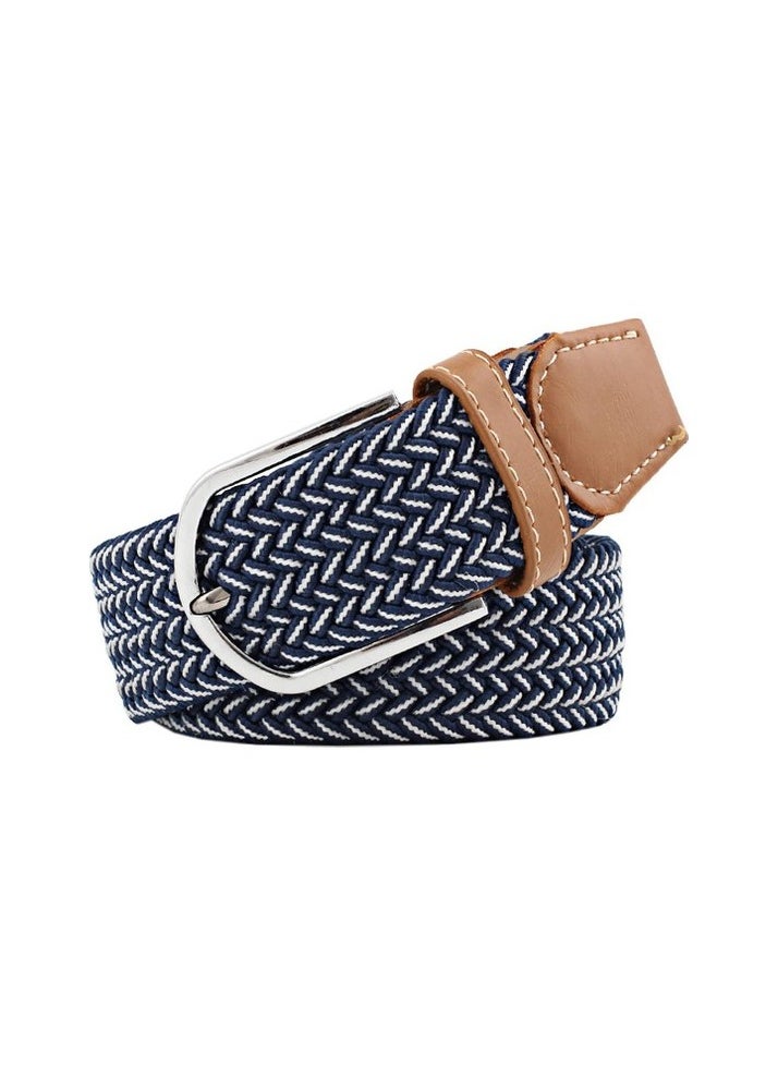 One Land Fabric Belt Colour:Blue - White Body:108 cm