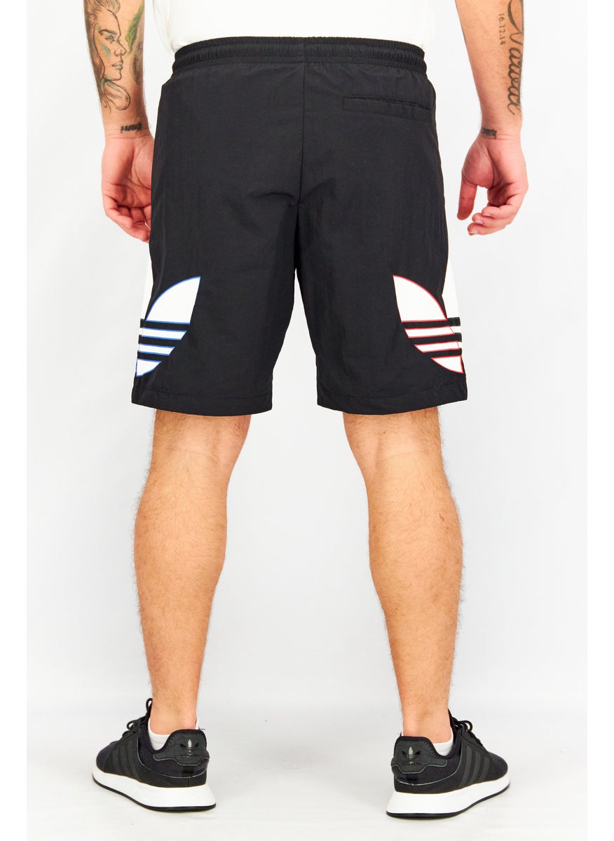 Men Sportswear Fit Tricolor Training Short, Black