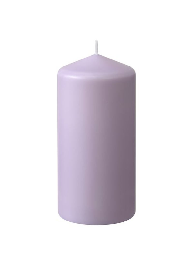 Dagligen Unscented Pillar Candle Lilac - 14cm