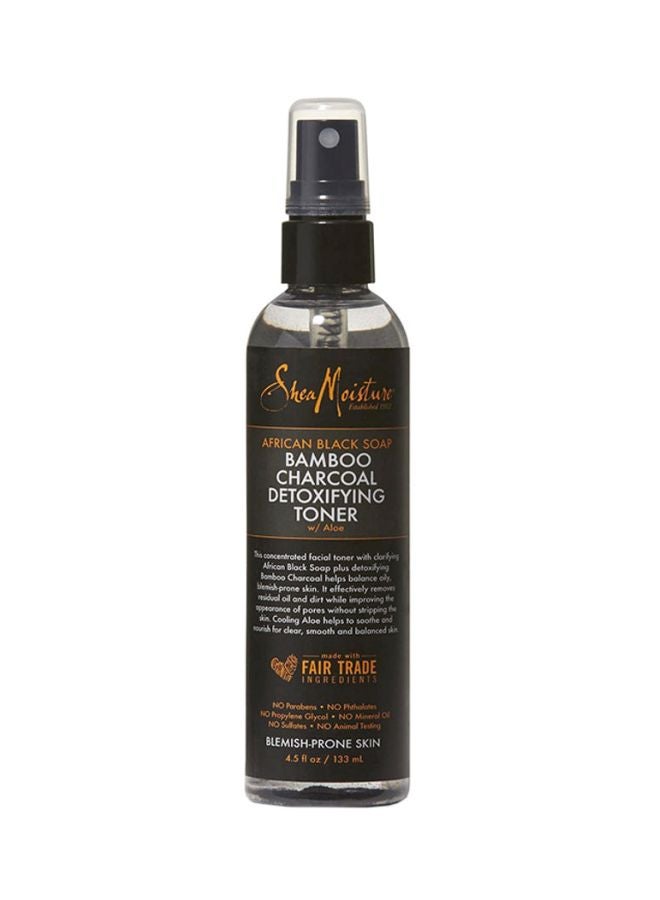 Bamboo Charcoal Detoxifying Toner Black 133ml