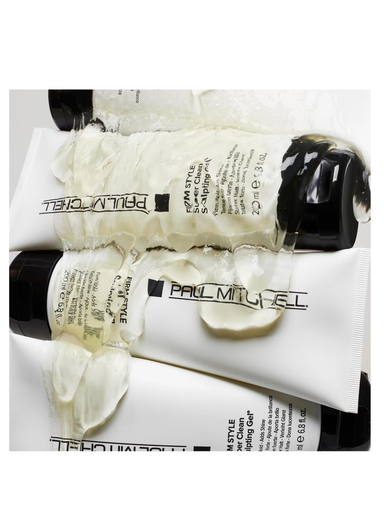 Paul Mitchell Super Clean Sculpting Gel, Firm Hold, High Shine Finish Hair Gel