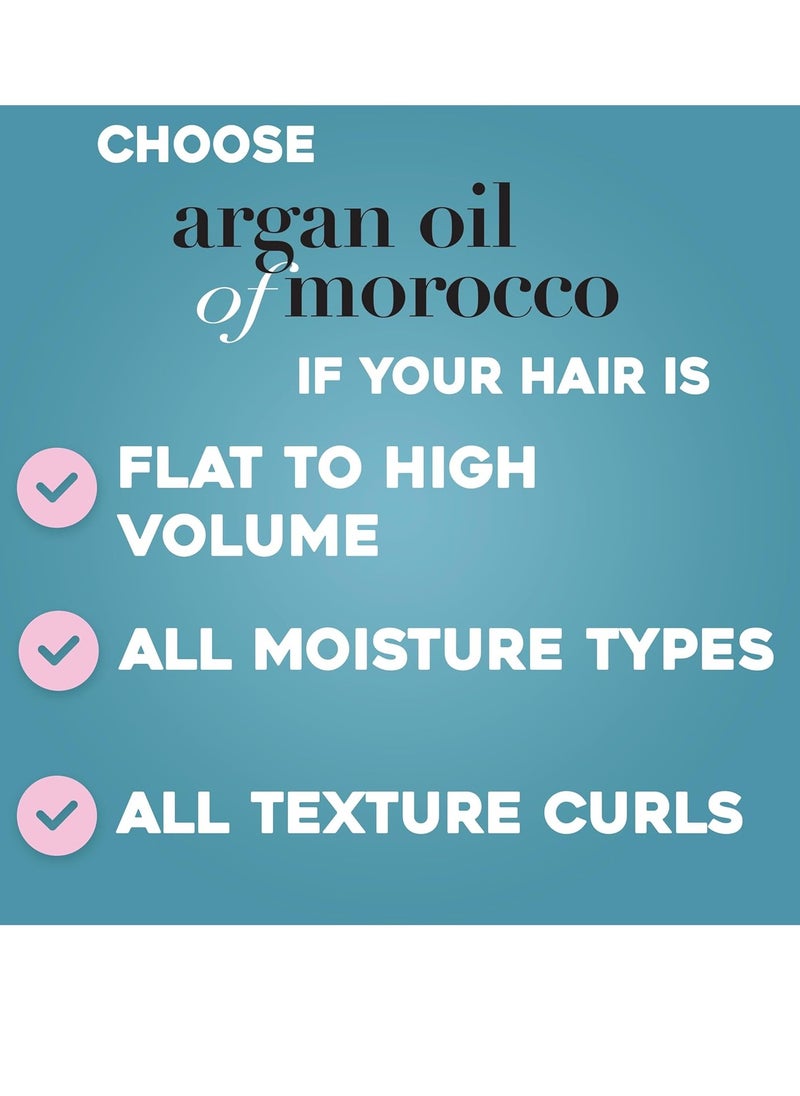 OGX Argan Oil of Morocco Curling Perfection Curl-Defining Cream, Hair-Smoothing Anti-Frizz Cream to Define All Curl Types & Hair Textures, Paraben-Free, Sulfated-Surfactants Free, 6 oz