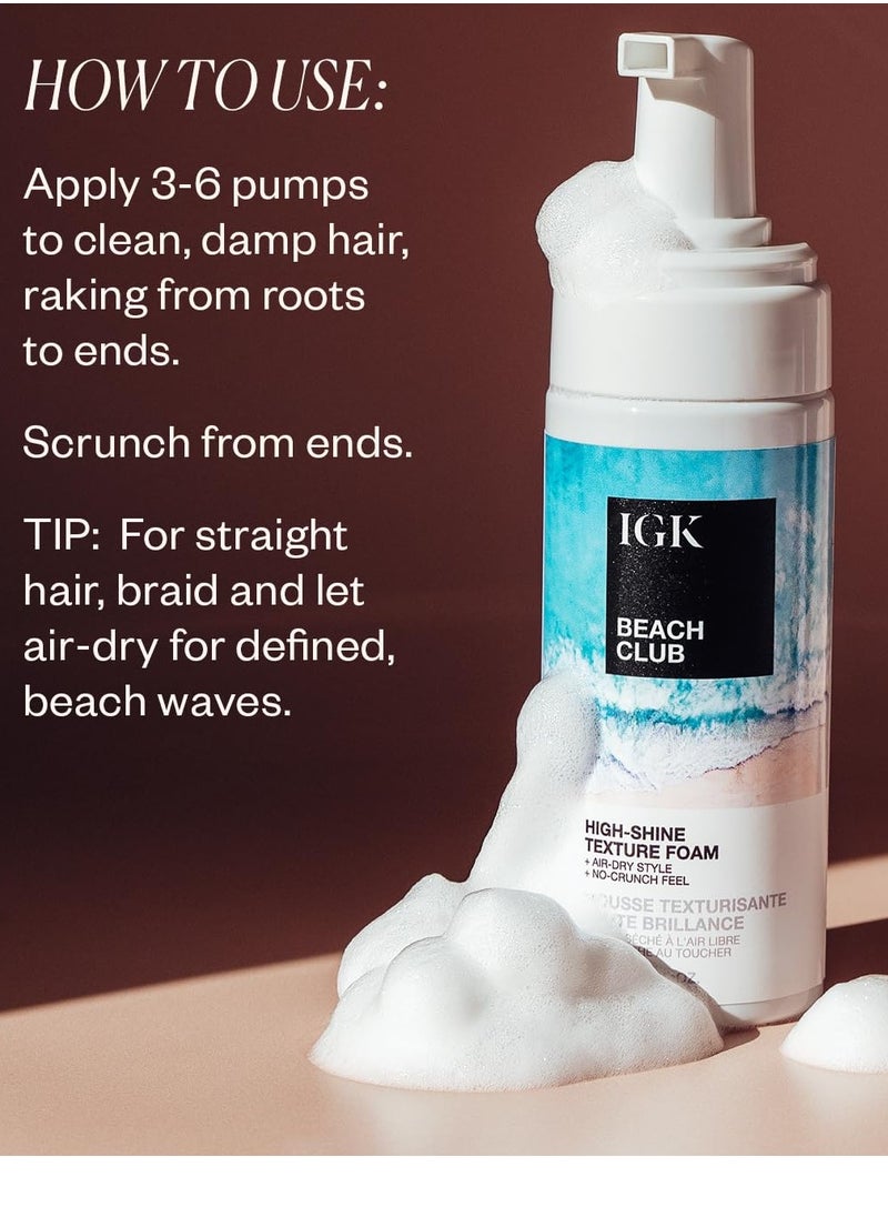 IGK Beach Club High Shine Texture Foam