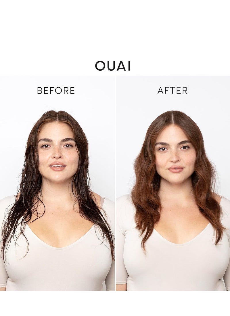 OUAI Wave Spray - Coconut Oil & Rice Protein Texture Mist for Voluminous Beach Waves with Shine - Paraben Free, Safe for Color & Keratin-Treated Hair (4.9 fl oz)