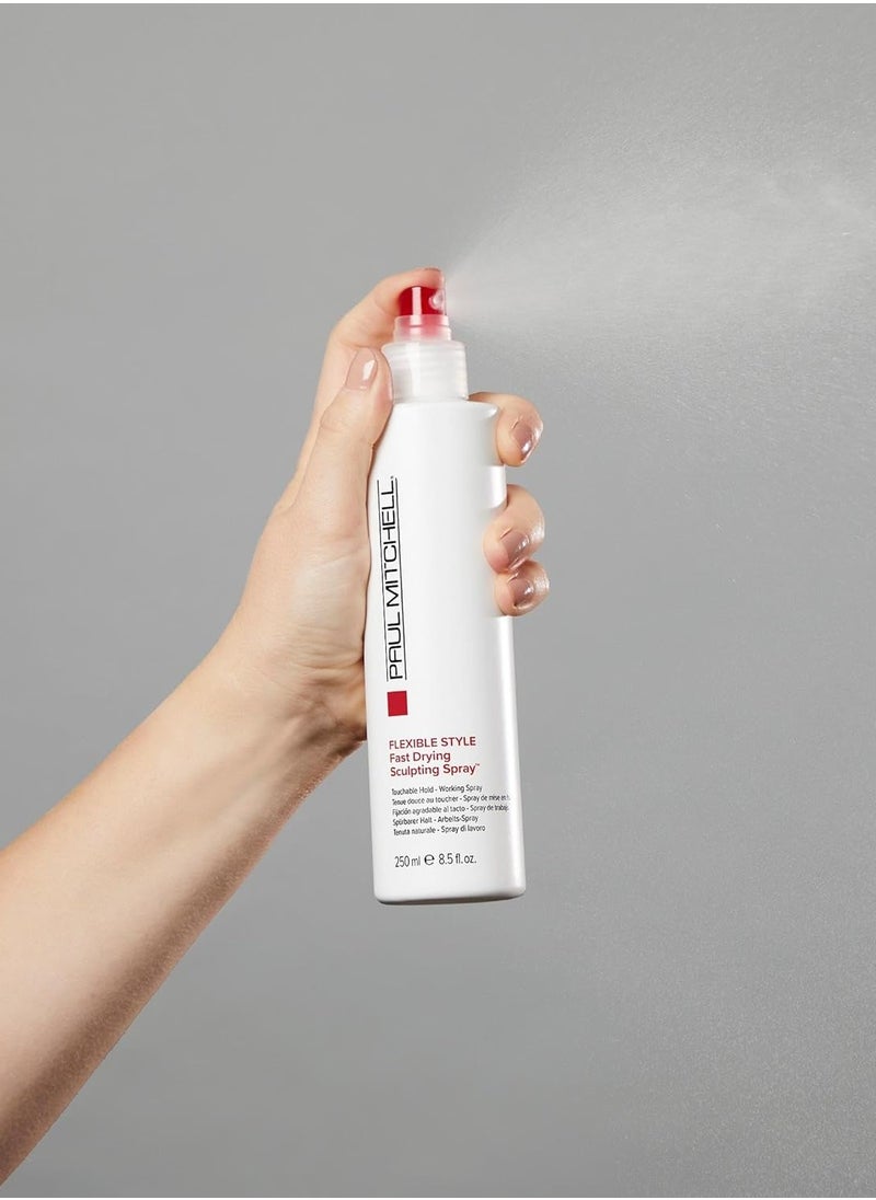 Paul Mitchell Fast Drying Sculpting Spray, Medium Hold, Touchable Finish, For All Hair Types