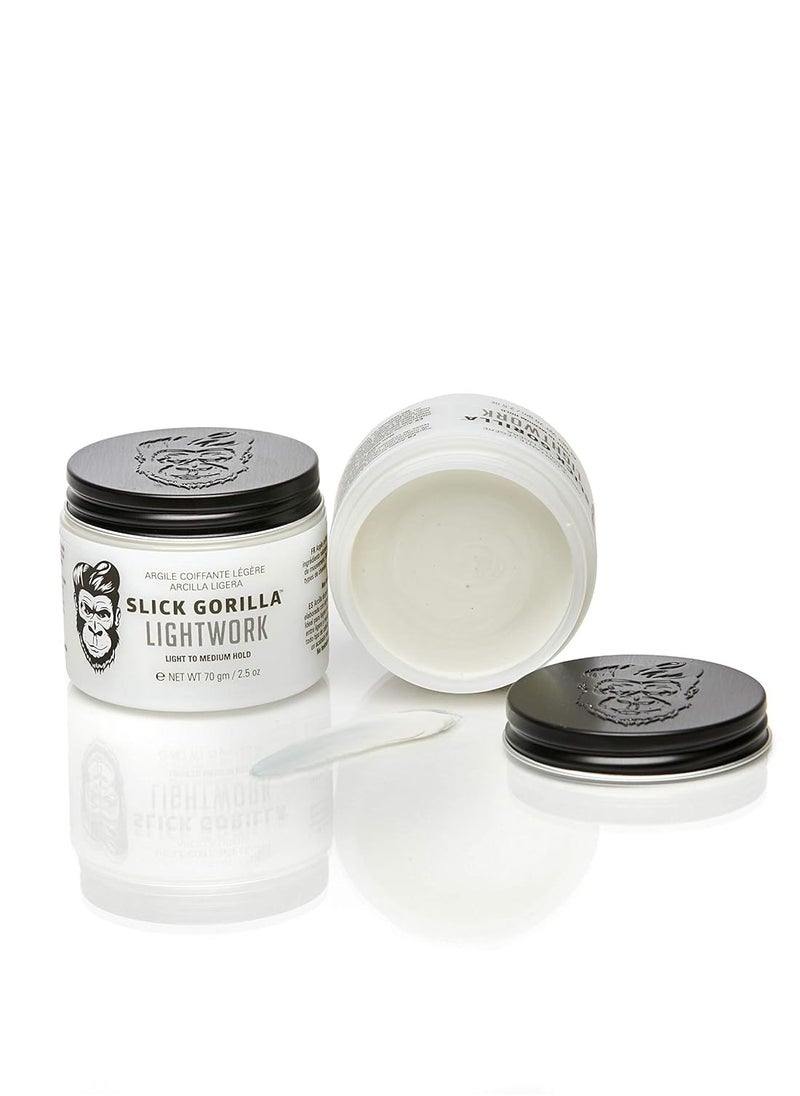 Slick Gorilla Lightwork Hair Styling Clay 2.5 oz
