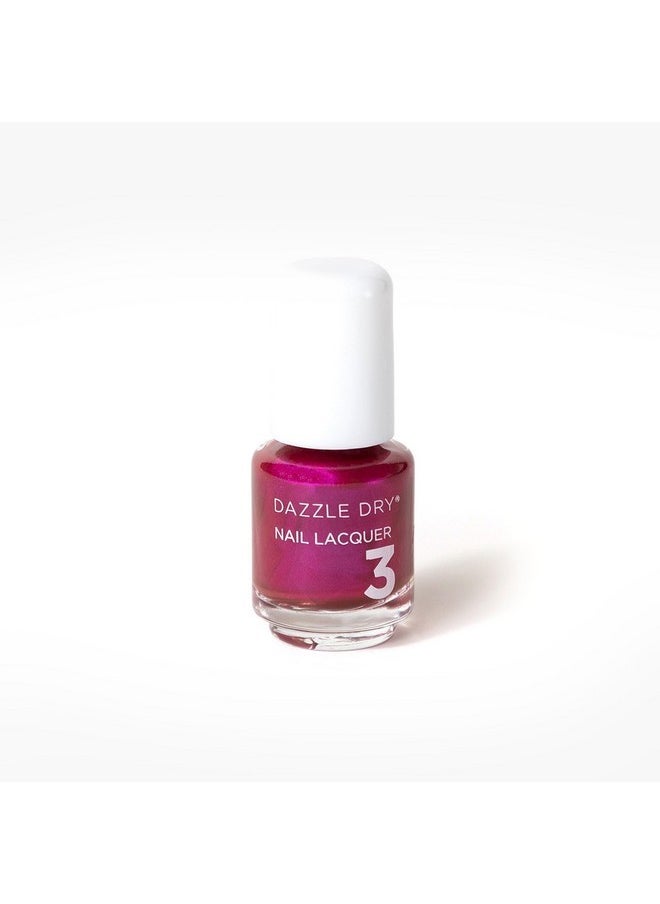 Nail Mini Lacquer (Step 3) - Kaleidoscope - A Full Coverage Metallic Fuchsia. Full Coverage Metallic. (0.17 Fl Oz / 5 Manicures)