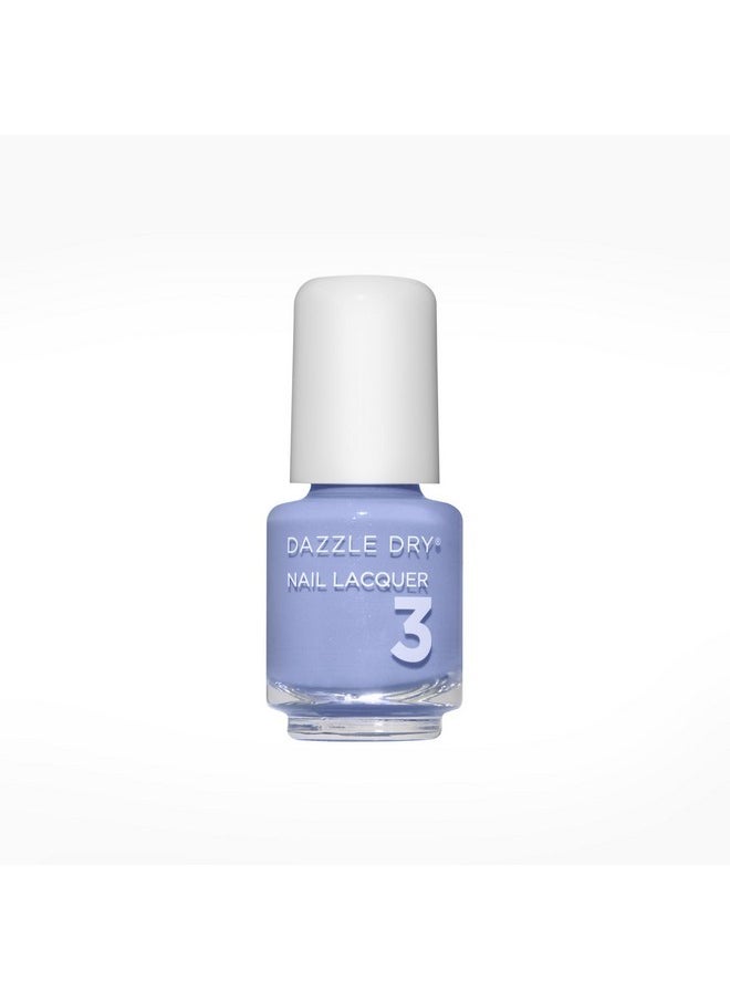 Nail Mini Lacquer (Step 3) - Sail Away - A Pastel Periwinkle Blue. Full Coverage Cream. (0.17 Fl Oz/ 5 Manicures)