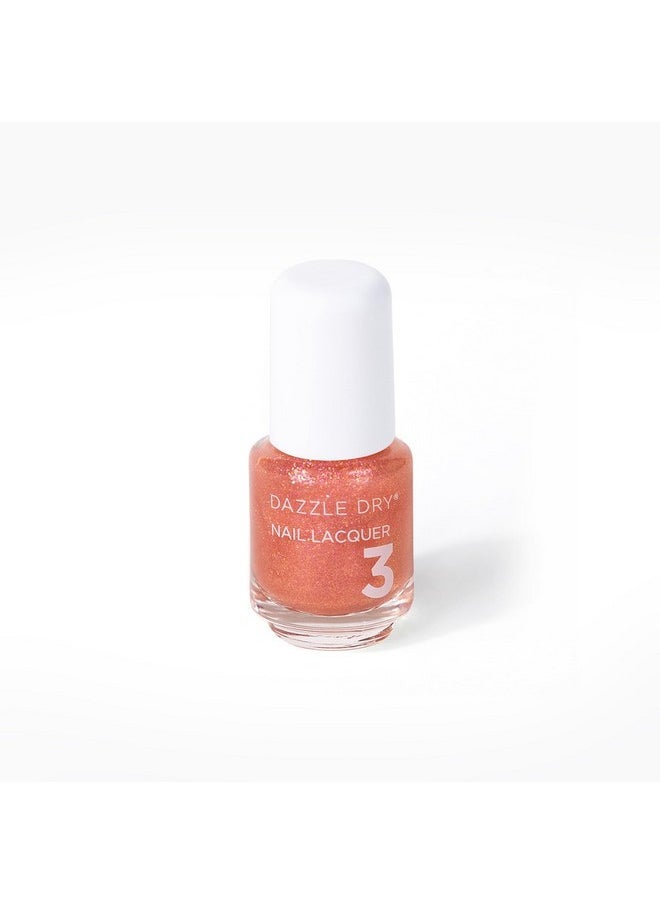 Nail Mini Lacquer (Step 3) - Heart Of Gold - A Shimmering Rose Gold Layering Effect. Sheer Shimmer. (0.17 Fl Oz / 5 Manicures)