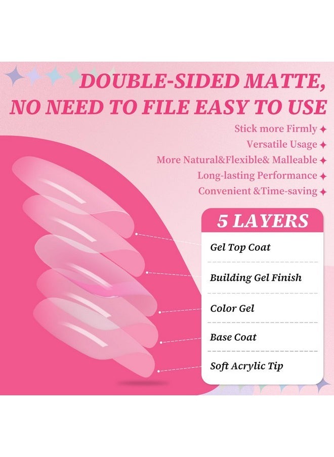144Pc White French Tips Press On Nails Medium Square Fake Nails French Nude Ombre Glue On Nails Press Ons French Tips Medium False Fingernails With Glue Adhesive Tabs For Women Girls