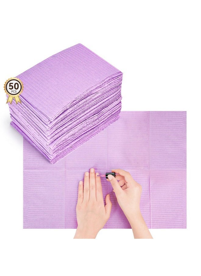 Nail Tech Pad Table Mat: Waterproof Nail Arm Rest Pad For Acrylic Disposable Nail Mats 50Pcs 3-Ply Nails Art Table Mat Acrylic Nails No Leaking Accessories Nail Supplies Manicure Salon