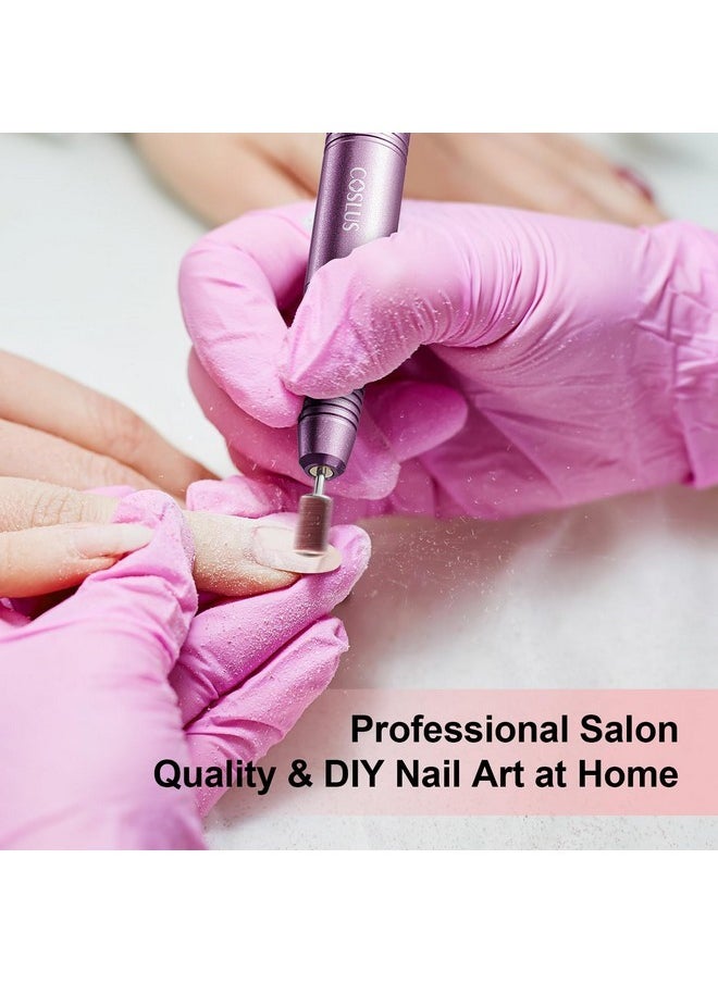 Nail Drill Bits Sanding Bands: 101 Pcs Drill Bits For Nails 180 Fine Grit Set Nail File Sanding Bands Professional For Acrylic Nails Dip Powder Gel Manicures And Pedicure