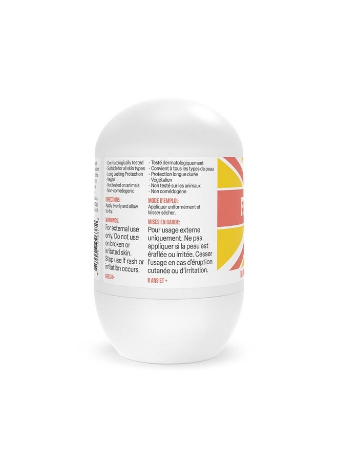 Roll On Deodorant For Kids And Teens - Baking Soda And Aluminum-Free 24 Hour Protection For Sensitive Skin - Girls 