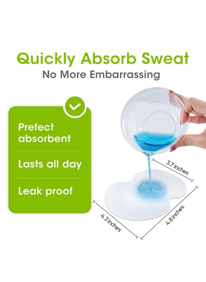 Sweat Pads - Ottolives Premium Quality Fight Hyperhidrosis [100 Pcs] For Men And Women Comfortable, Non Visible, Extra Adhesive, Disposable Dress Guards/Shields, Non Sweat Armpit Protection