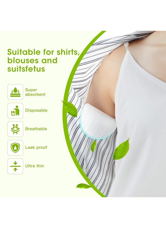 Sweat Pads - Ottolives Premium Quality Fight Hyperhidrosis [100 Pcs] For Men And Women Comfortable, Non Visible, Extra Adhesive, Disposable Dress Guards/Shields, Non Sweat Armpit Protection