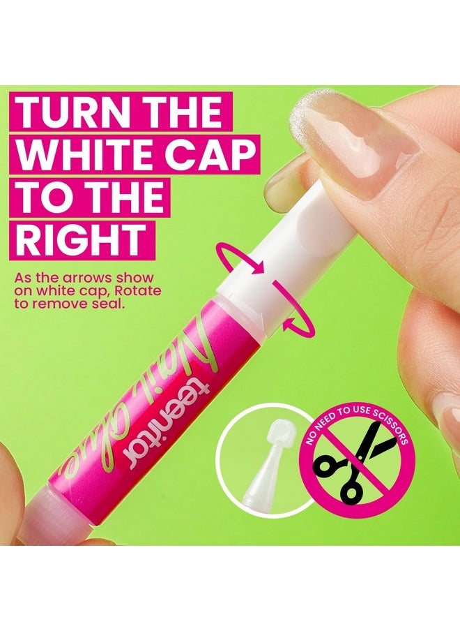 30Pcs Nail Glue For Acrylic Nails, Strong Nail Glue For Press Ons Nails, Nail Glue Bulk For Broken Nail Nail Bond Glue, Super Glue For Nails Fingernail Glue