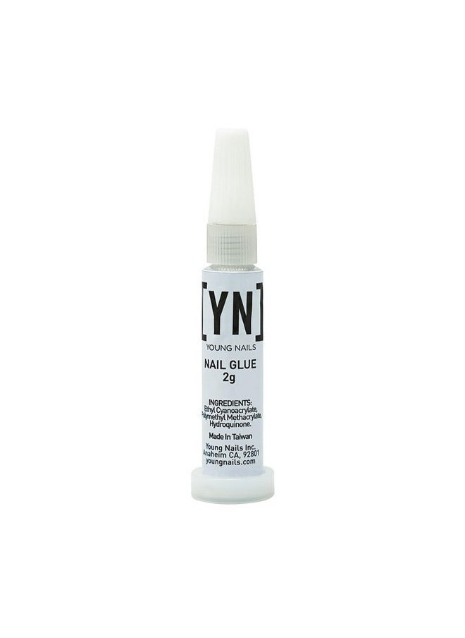 Nail Glue - Fast Drying Adhesion For Acrylic Nails, Tips, Rhinestones, Crystals, Zero-Drip Clog Proof, Beauty Secrets For Best Nail Care