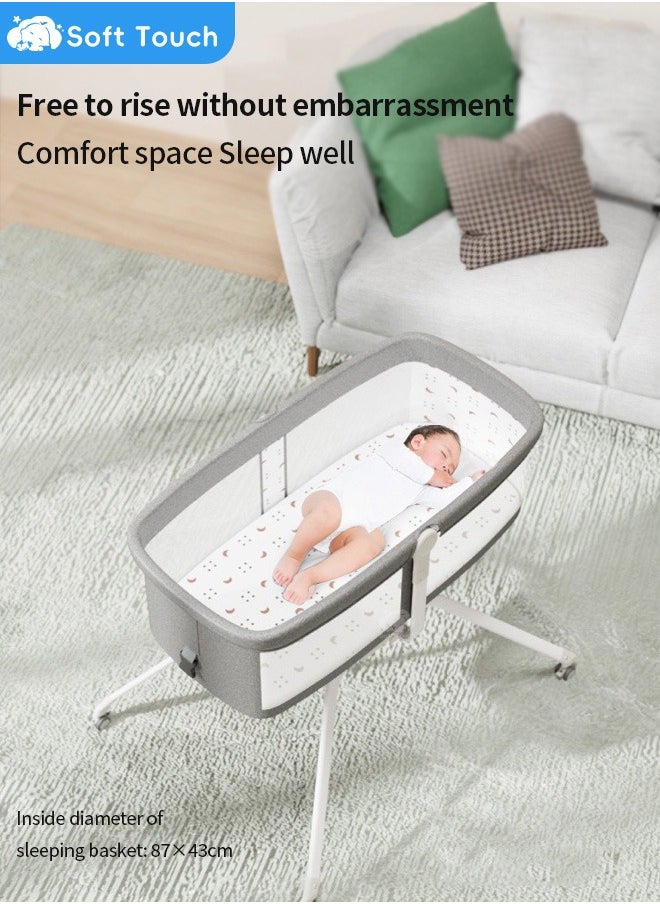 Baby Cot Baby Swing Bed Toddler Bassinet Foldable Baby Cradle for 0-18 Months