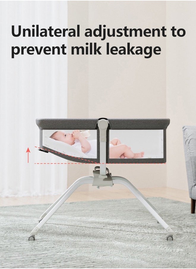 Baby Cot Baby Swing Bed Toddler Bassinet Foldable Baby Cradle for 0-18 Months