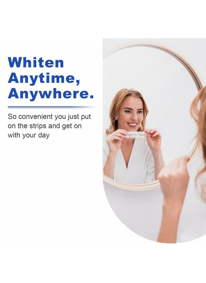 Teeth Whitening Strip Enamel Safe - Hydrogen Peroxide For Sensitive Teeth, 14 Treatments For Teeth Whitening, Professional And Safe Teeth Whitening Strips, Mint